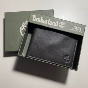 NEW Timberland Men's Leather GT Waxy Bifold Wallet